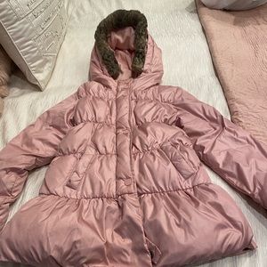 Gap Kids Peplum Puffer Coat